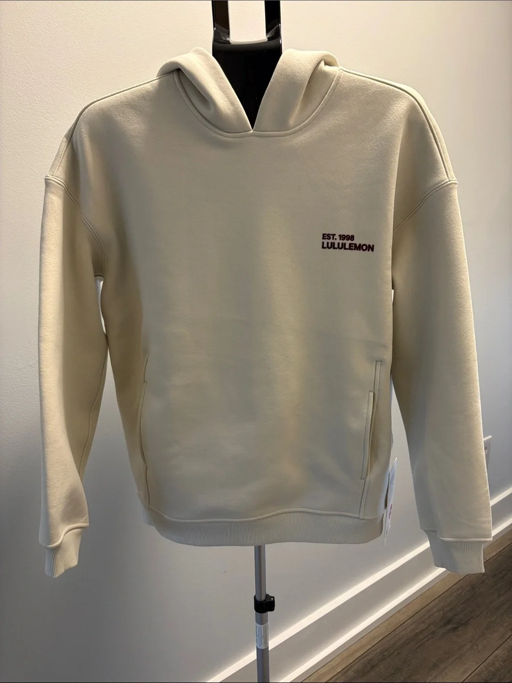 Lululemon Heavyweight Fleece Oversized Hoodie ~ Small ~ Bone